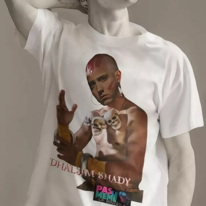 DHALSIM SHADY t-shirt homme col rond 100% coton