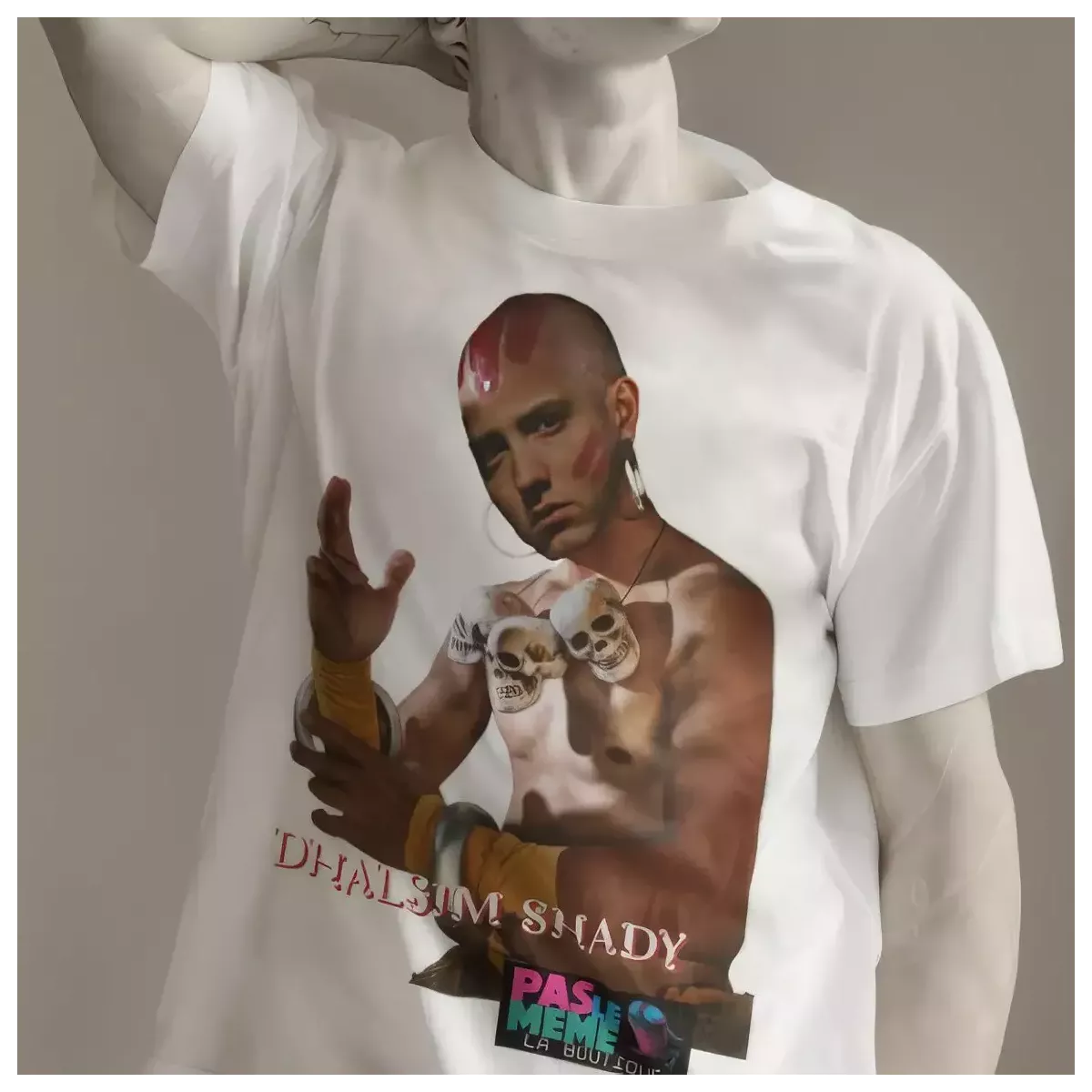 DHALSIM SHADY t-shirt homme col rond 100% coton