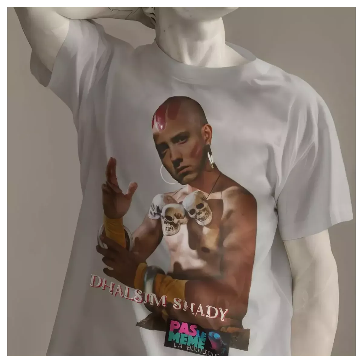 DHALSIM SHADY t-shirt homme col rond 100% coton