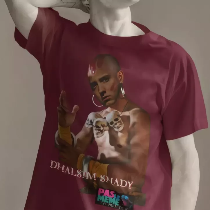 DHALSIM SHADY t-shirt homme col rond 100% coton