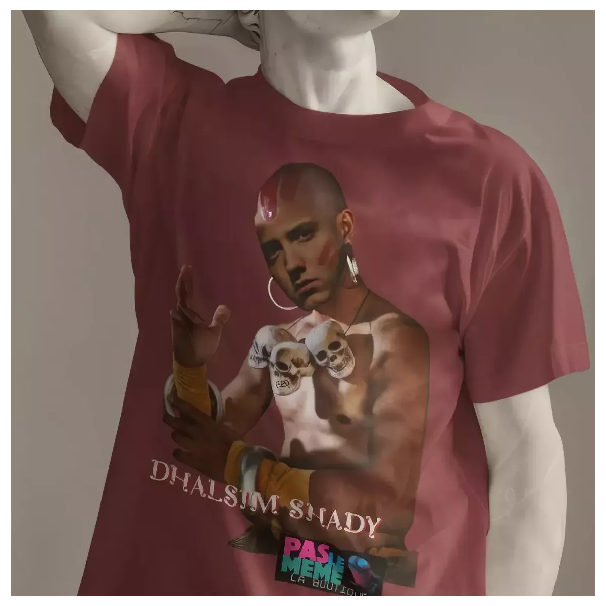 DHALSIM SHADY t-shirt homme col rond 100% coton