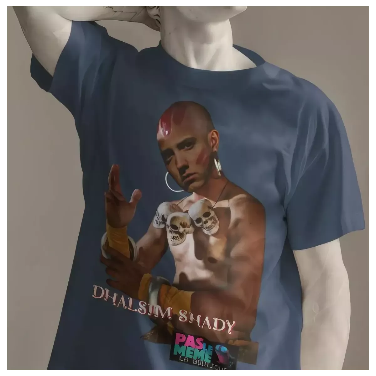 DHALSIM SHADY t-shirt homme col rond 100% coton