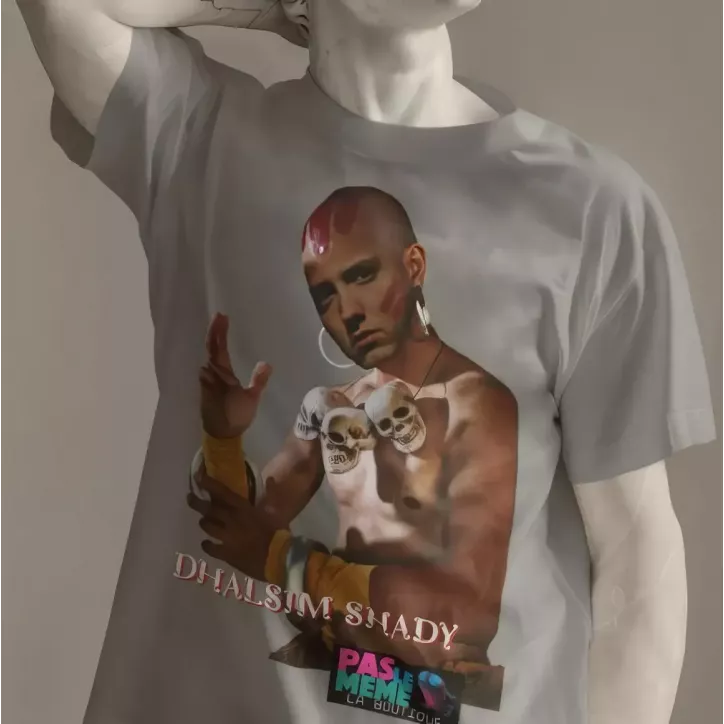 DHALSIM SHADY t-shirt homme col rond 100% coton