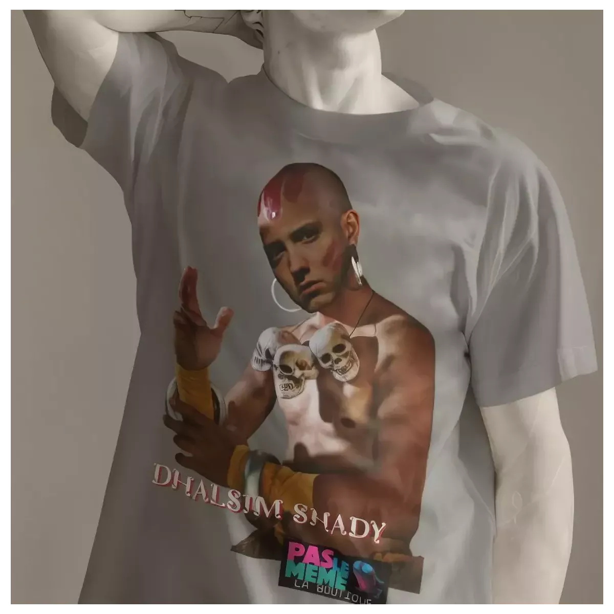 DHALSIM SHADY t-shirt homme col rond 100% coton