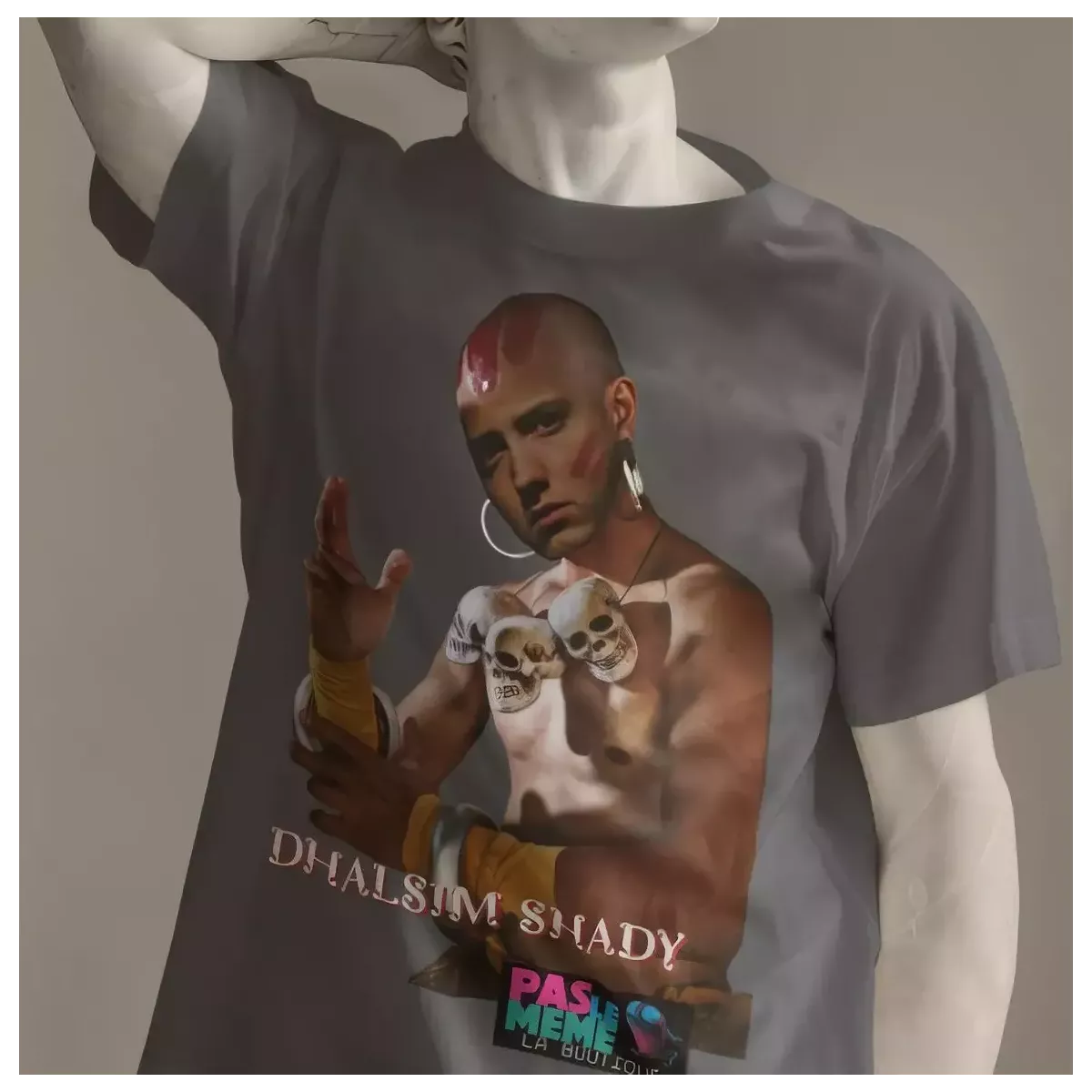 DHALSIM SHADY t-shirt homme col rond 100% coton