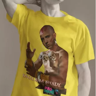 DHALSIM SHADY t-shirt homme col rond 100% coton