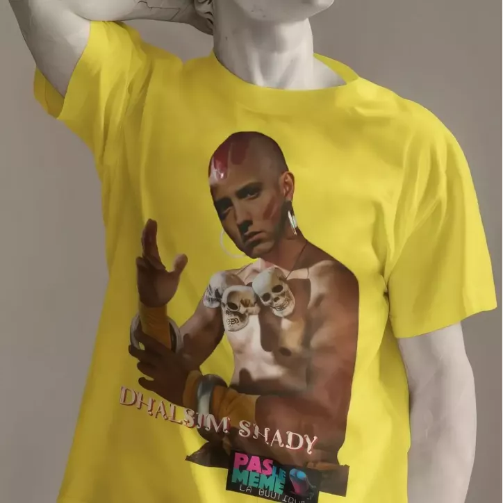 DHALSIM SHADY t-shirt homme col rond 100% coton