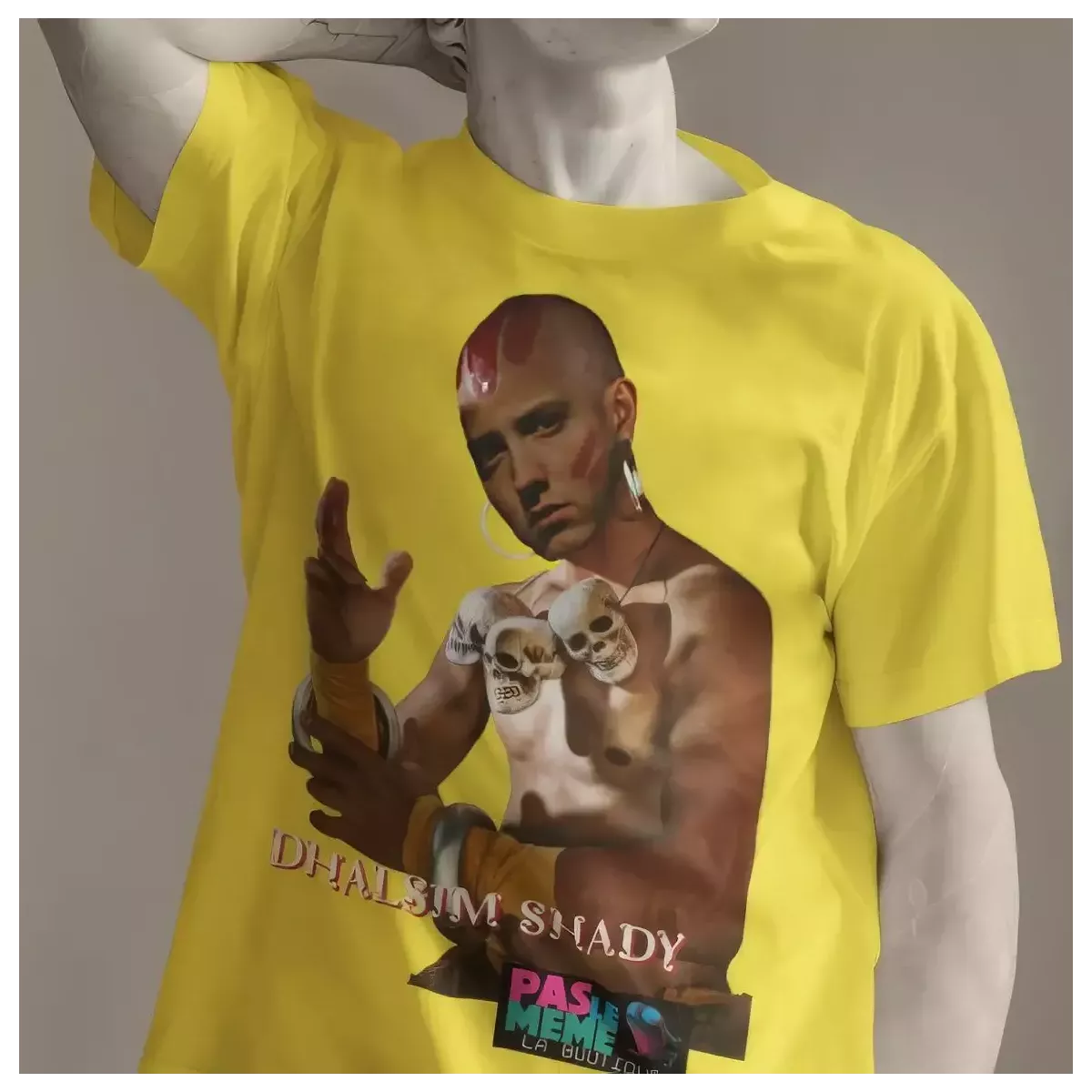 DHALSIM SHADY t-shirt homme col rond 100% coton