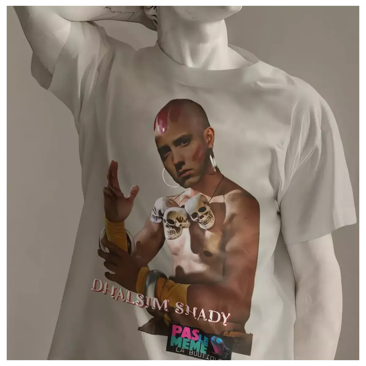 DHALSIM SHADY t-shirt homme col rond 100% coton