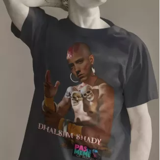 DHALSIM SHADY t-shirt homme col rond 100% coton