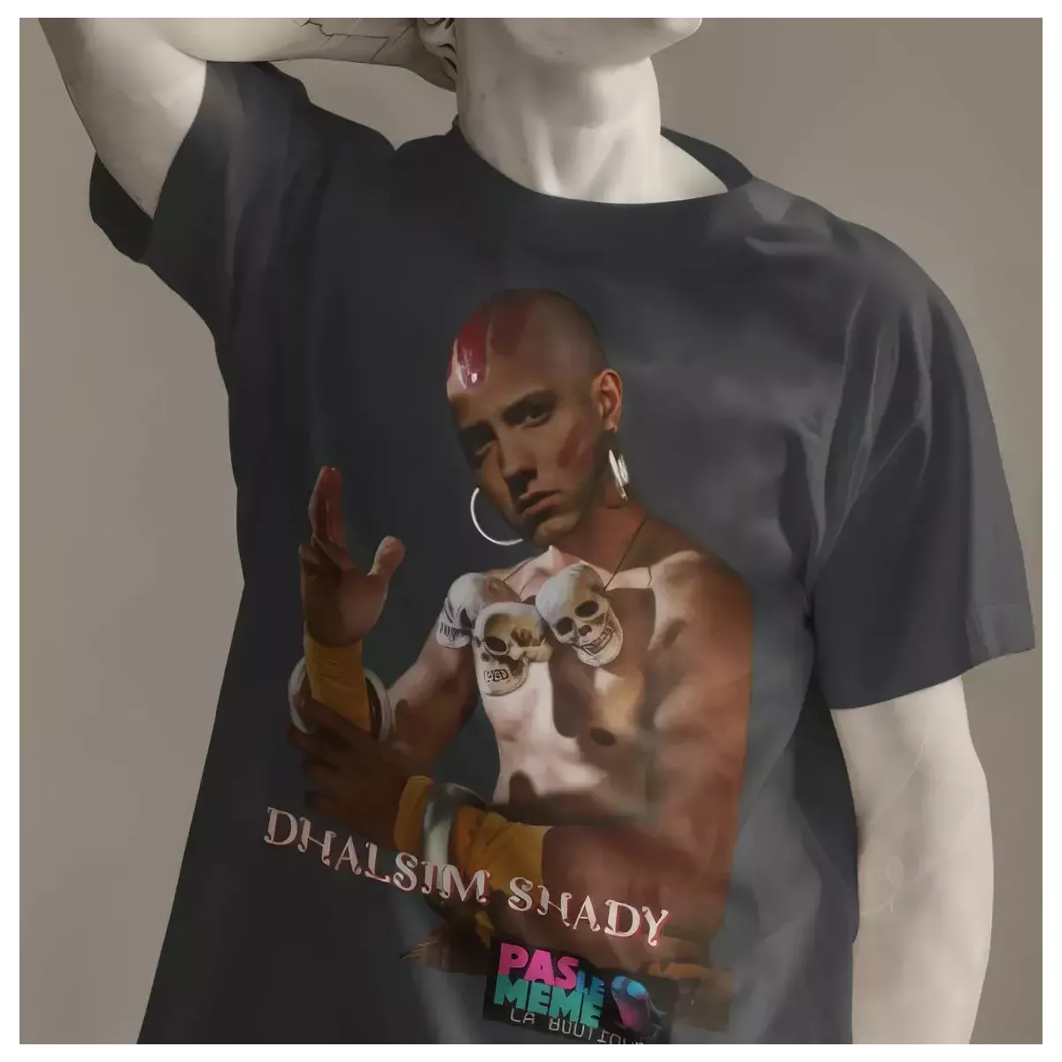 DHALSIM SHADY t-shirt homme col rond 100% coton