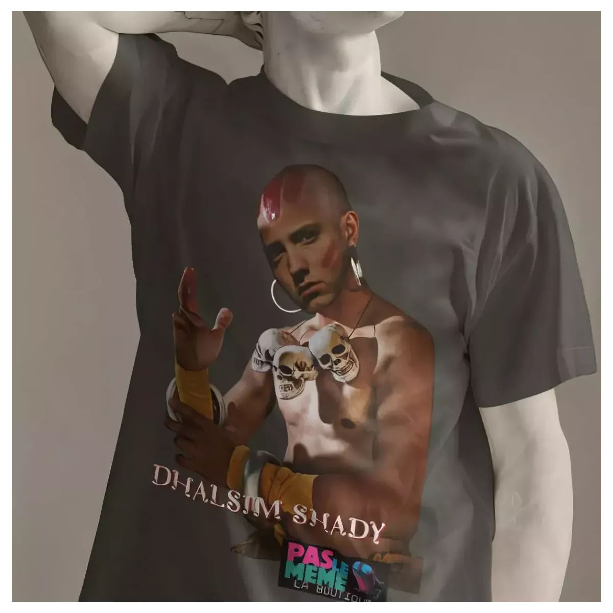 DHALSIM SHADY t-shirt homme col rond 100% coton