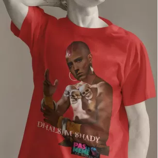 DHALSIM SHADY t-shirt homme col rond 100% coton