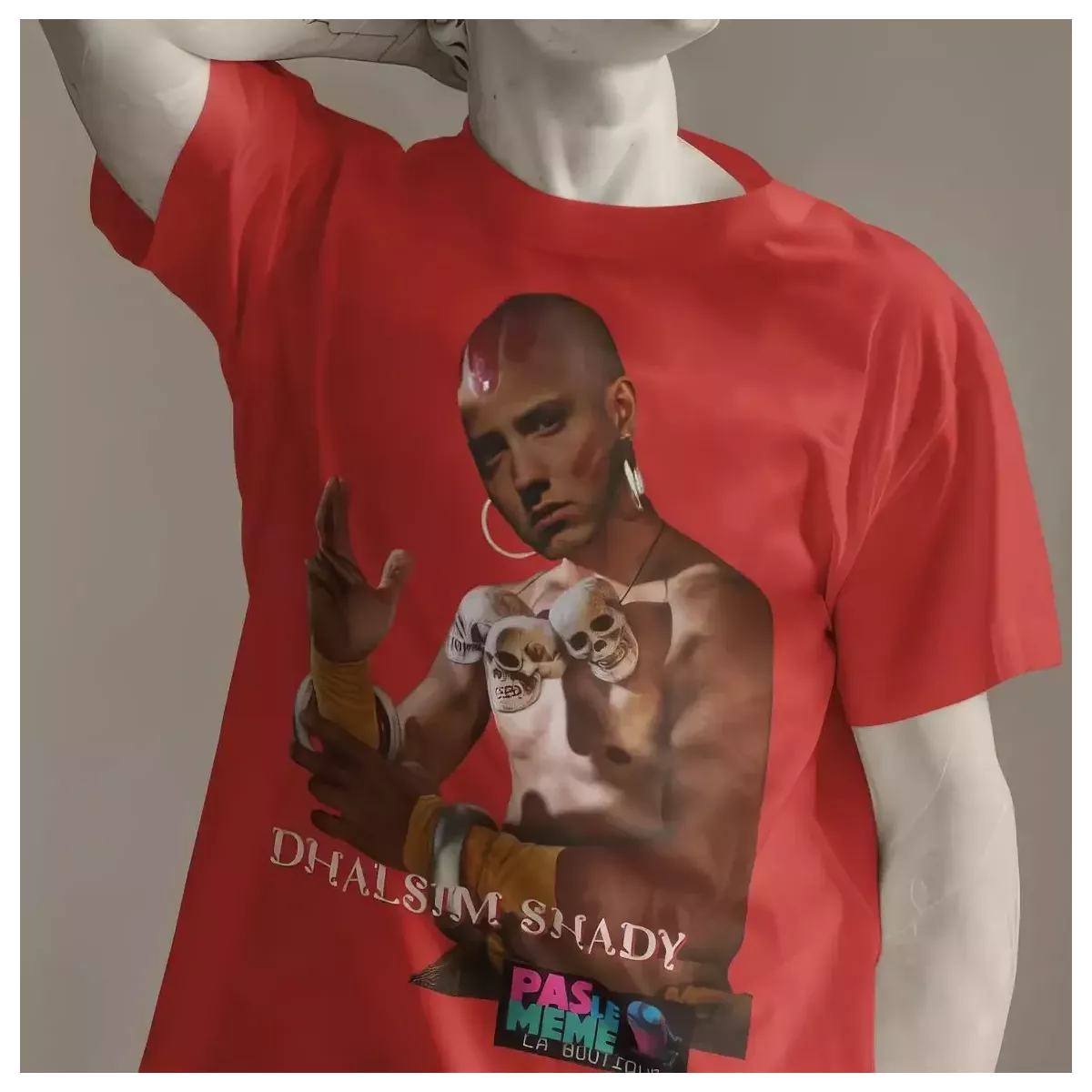 DHALSIM SHADY t-shirt homme col rond 100% coton