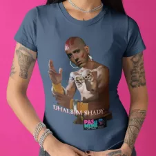 DHALSIM SHADY t-shirt femme col rond 100% coton