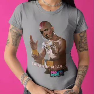 DHALSIM SHADY t-shirt femme col rond 100% coton