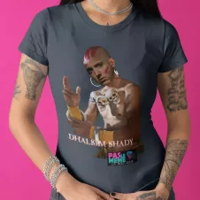 DHALSIM SHADY t-shirt femme col rond 100% coton