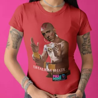 DHALSIM SHADY t-shirt femme col rond 100% coton