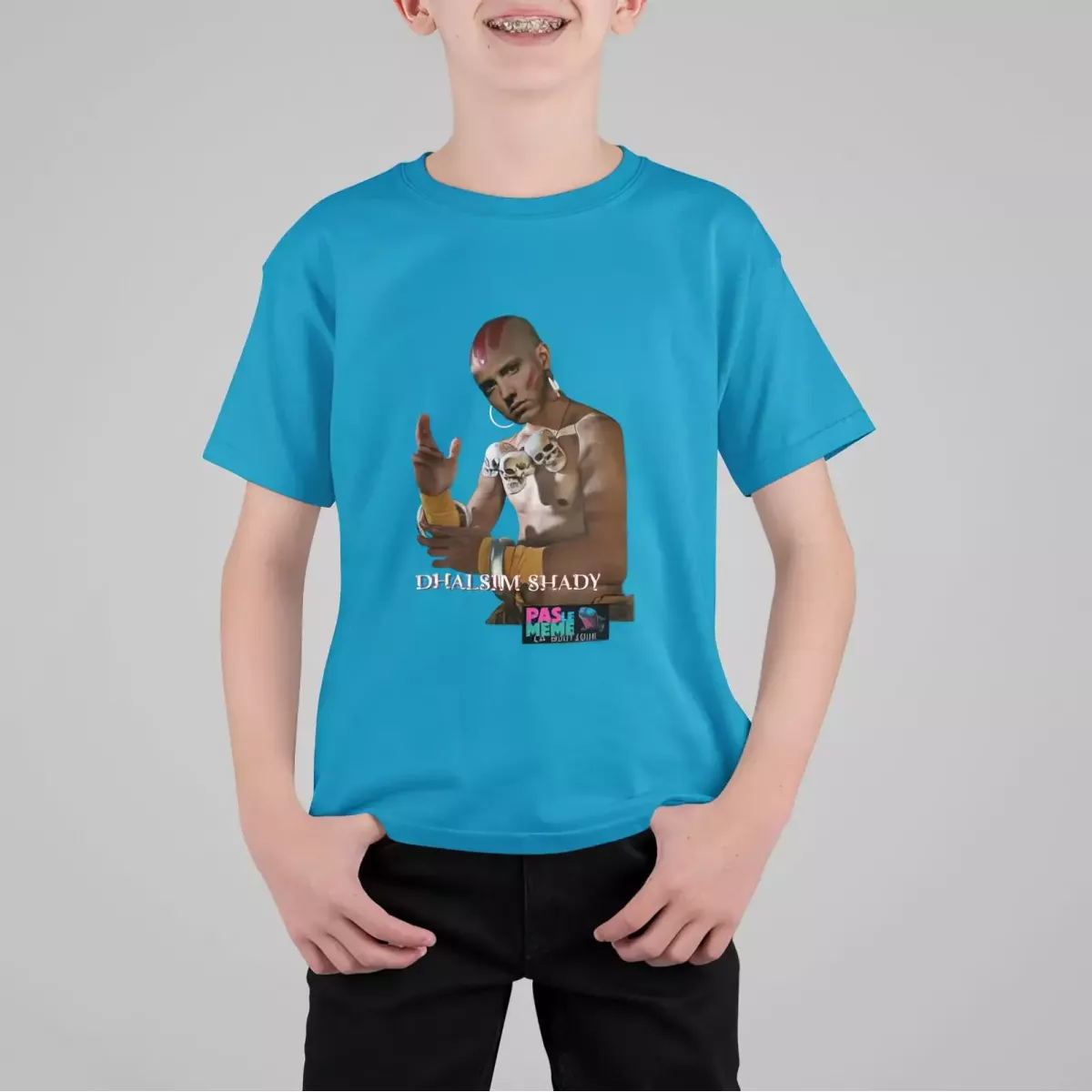 DHALSIM SHADY t-shirt enfant unisexe 100% coton