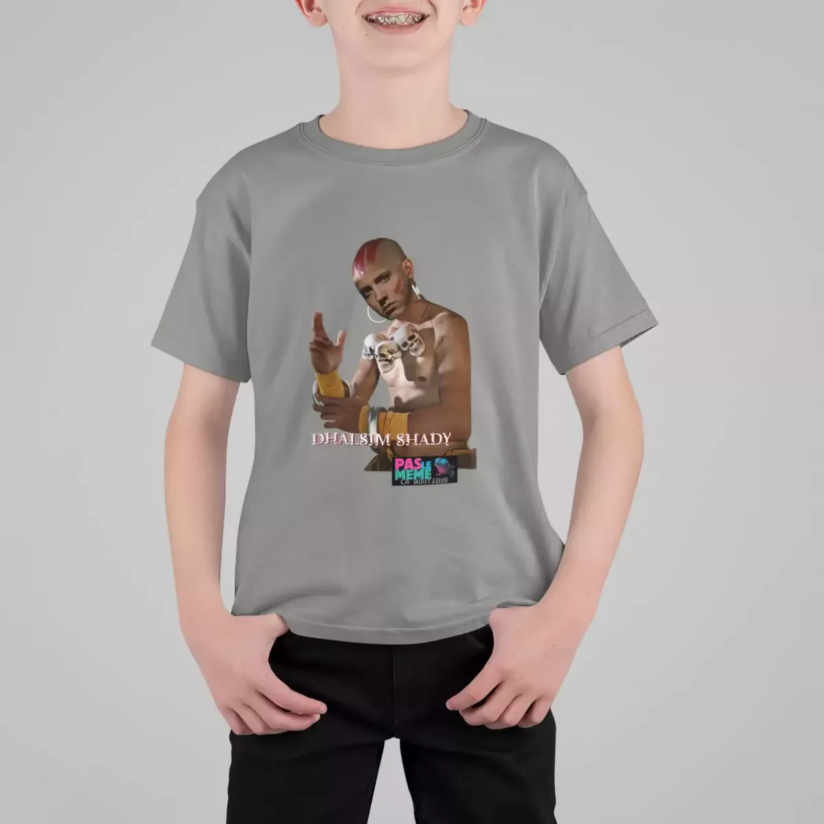 DHALSIM SHADY t-shirt enfant unisexe 100% coton