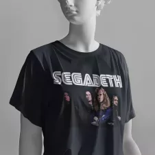 SEGADETH t-shirt col rond femme 100% coton