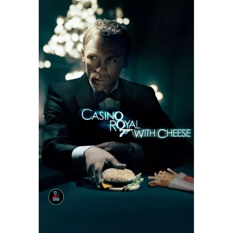 CASINO ROYAL WITH CHEESE - Affiche Art 40x60cm