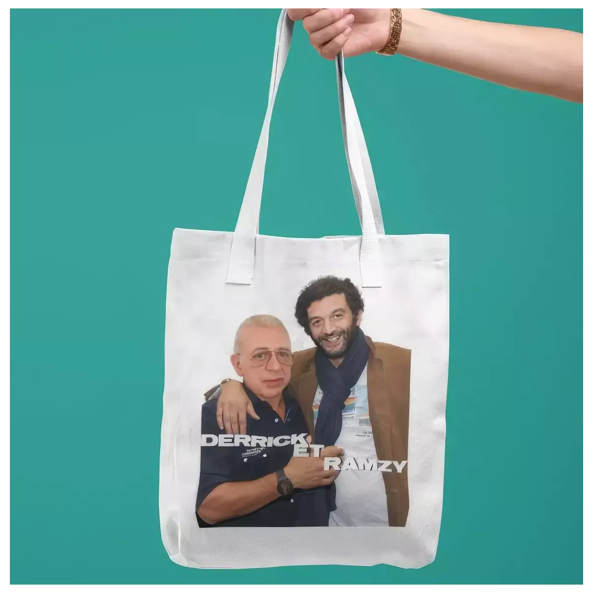 DERRICK ET RAMZY tote bag 100% coton