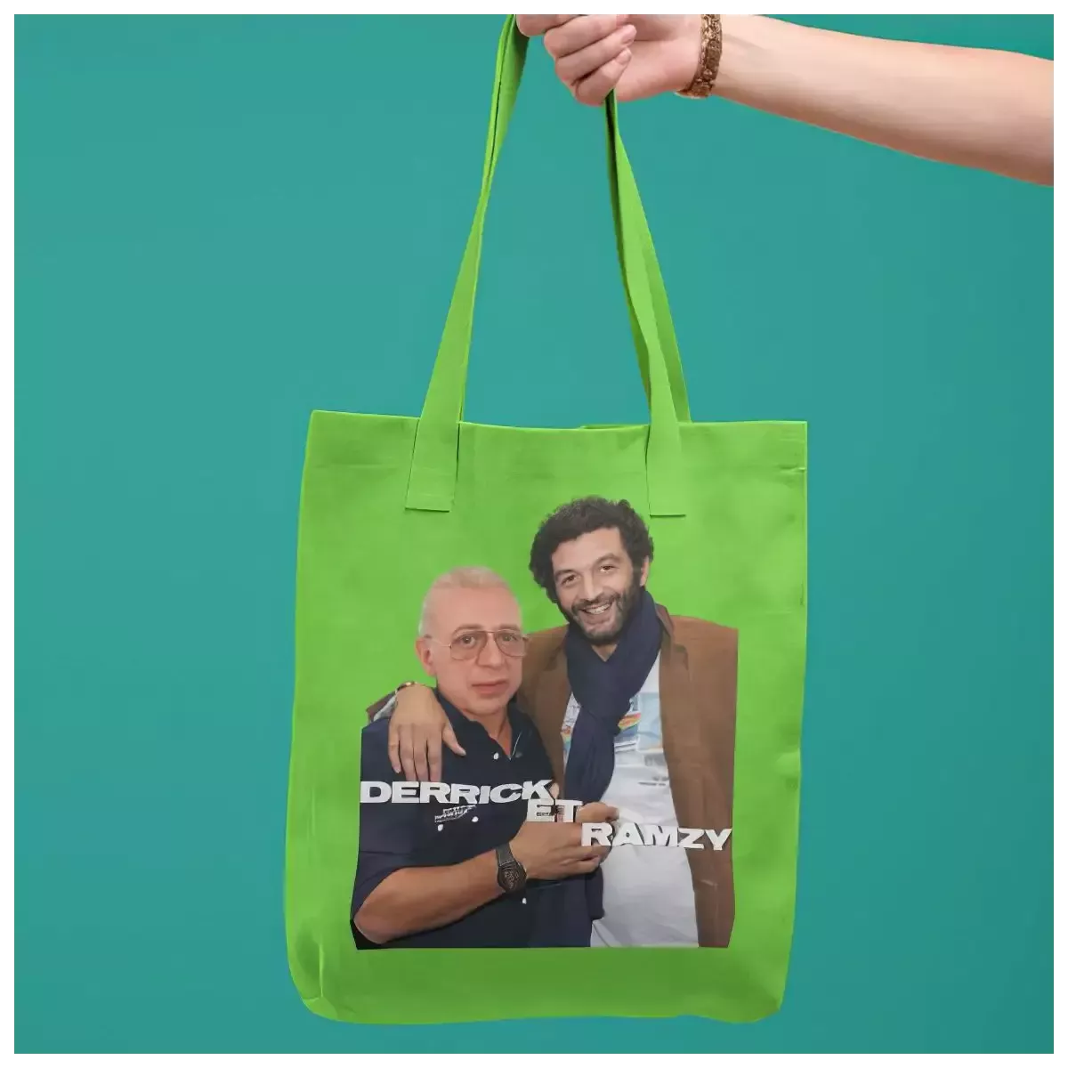 DERRICK ET RAMZY tote bag 100% coton